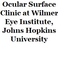Ocular Surface Clinic at Wilmer Eye Institute, Johns Hopkins
